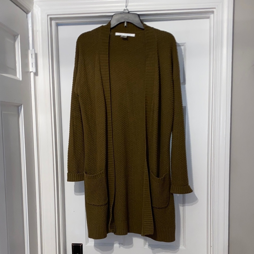 Max Studio Khaki Women's Cardigan
